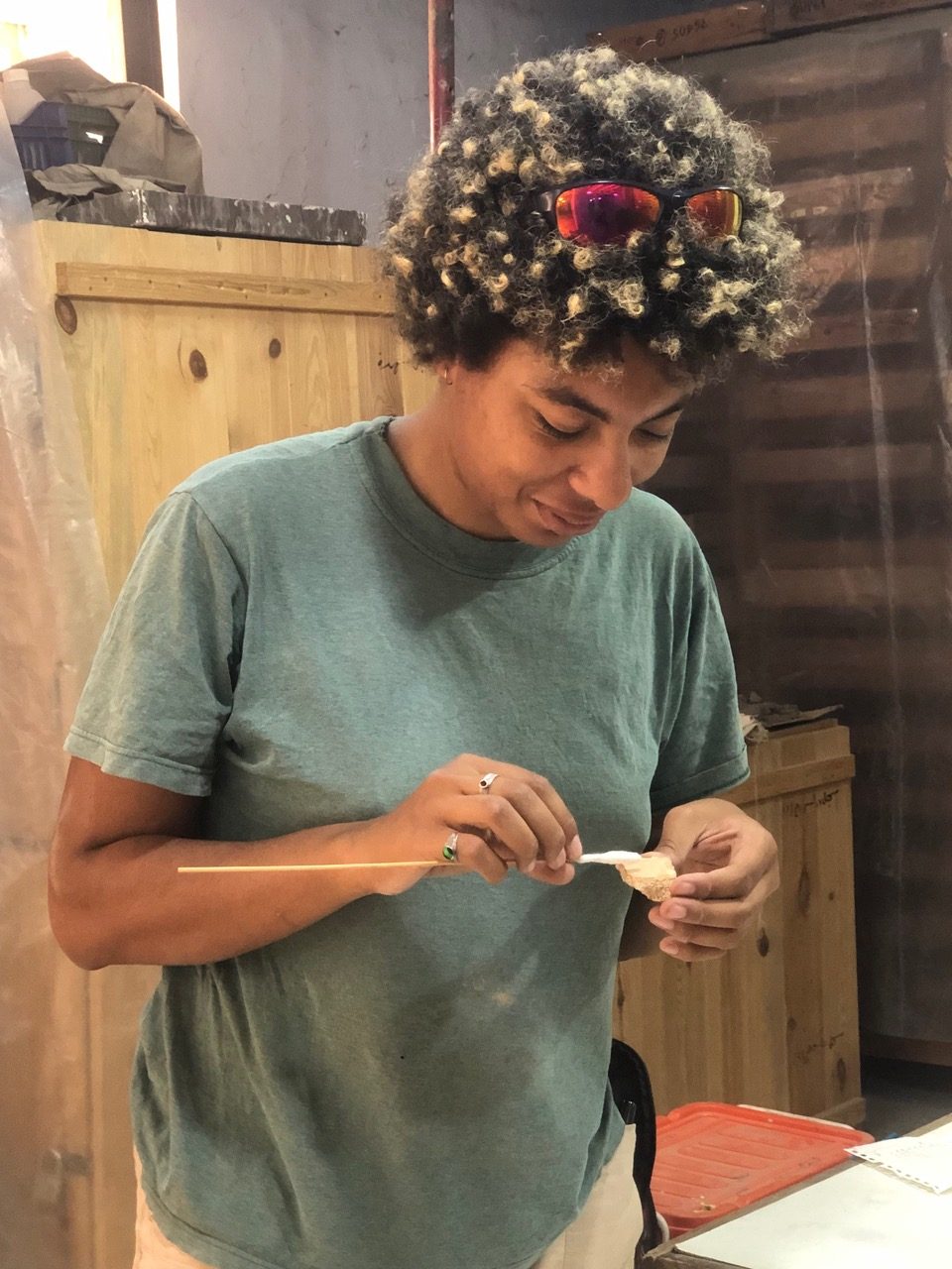 Bérénice Coxe-Calatayud, restauratrice au CFEETK
