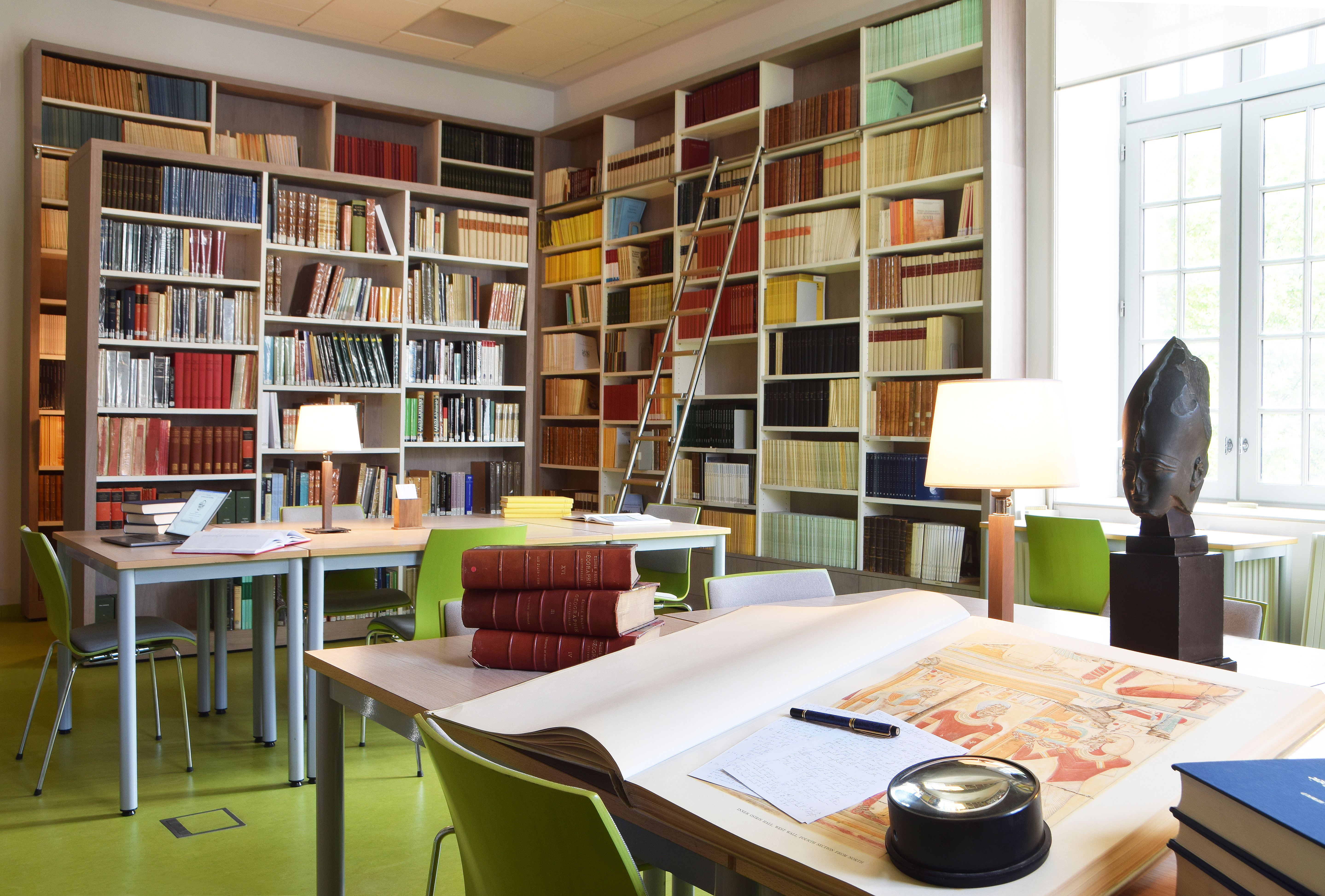 Jérôme Gonzalez, responsable de la bibliothèque Égypte nilotique et méditerranéenne de l’Université Paul-Valéry Montpellier 3